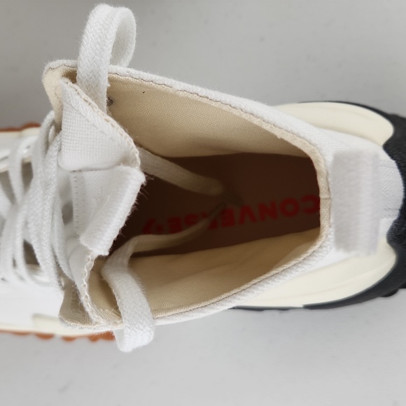 Converse Unisex Run Star Motion HI White Sneakers - Picture 4 of 5